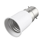 Icoco branco b22 para e27, suporte de lâmpada para soquete, adaptador de extensor de plugue, conversor de soquete - especificações