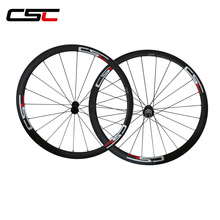 CSC Only 1260g 25mm width U Shape Ceramic Bearing hub,38mm tubular carbon road bicycle wheels sapim cx ray 2024 - buy cheap
