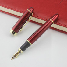 Original Jinhao Fountain pen Full metal Jinhao X450 Silver Pen Golden Clip 0.5mm medium Nib Business office supplies 2024 - buy cheap