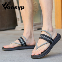Chinelo masculino de verão, sandália de praia de alta qualidade, anti-derrapante, sapatos casuais para homens 2024 - compre barato