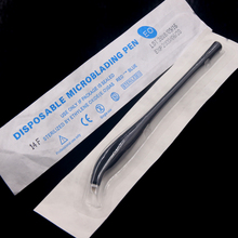 Pluma Manual de Microblading desechable con agujas para cejas, maquillaje permanente para tatuaje, 14f, 10 Uds. 2024 - compra barato