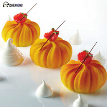 SHENHONG Silicone Pumpkin Lanterns Cake Mould Pop Silikonowe Formy 3D Mousse Mold Art Moule Muffin Brownie Baking Pastry Tools 2024 - buy cheap