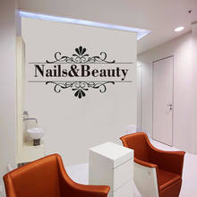 Nail Salon Wall sticker Art Beauty Salon toenail Stylist Woman Customized Art Manicure removeable vinyl decor DIY decals G864 2024 - buy cheap