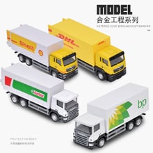 Modelos de carro em abs e die cast, modelos de automóveis, veículos de brinquedo para crianças, engenharia, caminhão, tanque de óleo dhl express gld3 2024 - compre barato