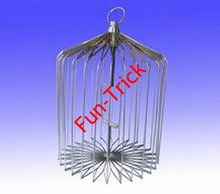 L Size Appearing Bird Cage Silver -- Magic Trick , Stage Magic 2024 - buy cheap