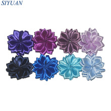 45pcs/lot 3.5cm Mini Silk Satin Flower 16 Petals Cute Petti Flower Kids Headband Hairpin Decoration Multi Colors TH241 2024 - buy cheap