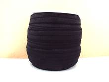 David accessories 5/8'' black elastic solid foe ribbon,DIY handmade materials, wedding gift wrap,50Y3762 2024 - buy cheap