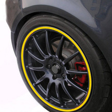 17pcs/set  Car Motorcycle Wheel Tire Reflective Rim Stickers Decals Decoration Stickers 2024 - купить недорого