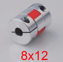 New 8x12 8mm 12mm aluminium flexible shaft Jaw spider Plum Coupling servo motor rolling ball screw coupler CNC Encoders D25 L30 2024 - buy cheap