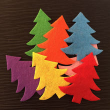 Mix 500PCS 32mm*37mm Padded Christmas Tree Appliques / Scrapbooking Craft Making A72A*10 2024 - buy cheap