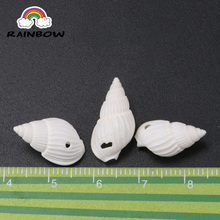 Natural White Spiral Shell Loose Beads For Decoration Jewelry Making DIY Accessories 12x22mm 50pcs 2024 - buy cheap