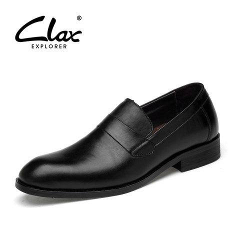 CLAX Мужская модельная обувь натуральной кожи оксфорды мужские офисные туфли на официальное событие летние дышащие Сапоги мужские крокодил свадебные туфли 2022 - купить недорого