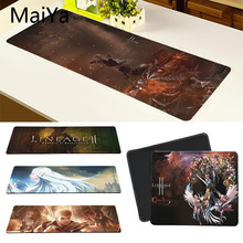 Maiya High Quality Game Lineage 2 DIY Design Pattern Game mousepad Free Shipping Large Mouse Pad Keyboards Mat 2024 - buy cheap