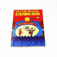 Large Size Magic Coloring Cartoon Book Magic Tricks 28*21mm Best For Children Magic Stage Gimmick Illusion Mentalism Funny 2024 - buy cheap