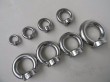 10pcs M5 304 Stainless Steel Eye Nut Marine Lifting Lug Eyenut Ring Nut Loop Hole for Cable Rope Lifting 2024 - buy cheap