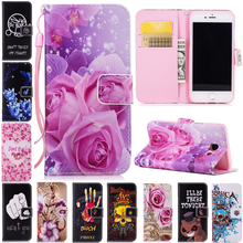 Funda de cuero con tapa para móvil, carcasa tipo billetera para iPhone X, 5, 5s, SE, 6, 6 s, 7, 8 Plus, Samsung Galaxy S3, S4, S5, NEO, S6, S7 edge, S8 Plus, S9, A8, 2018 2024 - compra barato