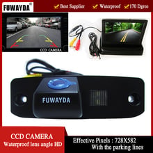 FUWAYDA CCD Car Rear View Camera for Hyundai Tucson Accent Elantra Terracan Veracruz Sonata 4.3 Inch foldable LCD TFT Monitor 2024 - buy cheap