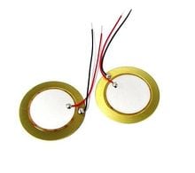 20 PCS 35mm Piezo Elements buzzer Sounder Sensor Trigger Drum Disc+ wire copper 2024 - buy cheap
