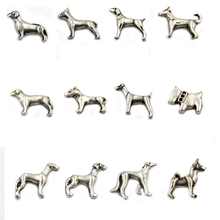 20pcs/lot  DIY Fashion Alloy Vintage Silver Little Dogs Charms Dachshund For Floating Living Memory Locket 2024 - buy cheap