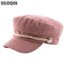 SILOQIN 2019 New Style Winter Women's Newsboy Caps Rope Headdress Decoration Vintage Female Hat Elegant Brands Cap For Women NEW 2024 - buy cheap
