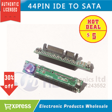 Free Shipping 44pin 2.5" IDE HDD Drive Female to 7+15pin Male SATA Adapter Converter Card 2024 - buy cheap