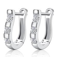 Harp Zircon Horse Shoe Earrings For Women Trend 925 Sterling Silver Party Gift Jewelry oorbellen boucle d'oreille SAE348 2024 - buy cheap