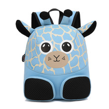 Детский водонепроницаемый рюкзак с 3d-изображением животных, удобная школьная сумка с рисунком оленя для маленьких детей 2024 - купить недорого