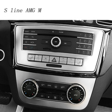 Car Styling Air Conditioning CD Panel Cover Sticker Trim For Mercedes Benz ML X166 GLE Coupe C292 GLS Vehicle Auto Accessories 2024 - buy cheap