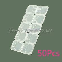 50Pcs TF Micro SD SDHC Memory Card Plastic Case White Whosale&Dropship 2024 - buy cheap