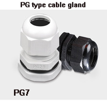 PG7 10pcs Nylon Cable conduit Gland IP68 High Quality Waterproof cable connection 3-6.5mm No waterproof Gasket  free shipping 2024 - buy cheap