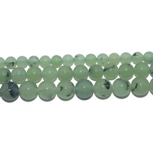 Wholesale Natural Stone Synthetic Prehnite Stone Loose Beads 4 6 8 10 12 MM Pick Size For Jewelry Making Charm DIY Bracelet 2024 - buy cheap