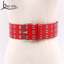 New Street Trendy Waist Chain Belt Punk Hip-hop Women Belt Ladies Fashion Cowboy Belt Steel Pin Buckle Waistband Jeans Wide Belt 2024 - buy cheap