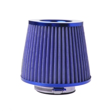 Universal Vehicle Air Intake Chrome Open Top Cone Air Filter Breather 3" Inlet 2024 - buy cheap