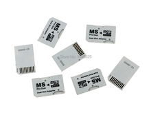 Adaptador de lector Dual de 2 ranuras TF a Memory Stick, tarjeta MS Pro Duo para PSP 1000, 2000, 3000, 2 unids/lote, chengdianwan 2024 - compra barato