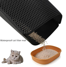 Waterproof Pet Cat Litter Mat EVA Double Layer Cat Litter Trapping Pets Mat Pad Bottom Non-slip Pet Litter Cat Mat Floor 2024 - buy cheap