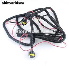 shhworldsea 1set  5set  H11 Relay Wire Harness Wiring Adapter Extension Cable Xenon For HID Conversion Kit Fog Lights LED DRL 2024 - buy cheap