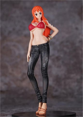 Buy New 18cm Anime One Piece Sexy Nami Figure Jeans Freak Ver Sexy Pvc Action Figure Collectible Model Kids Toys Doll In The Online Store Hajoy Toy Store At A Price Of