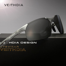 VEITHDIA Aluminum Magnesium Classic Brand Men's Sunglasses Polarzed Sun Glasses Eyewear Accessories oculos  For Men Male 6591 2024 - buy cheap