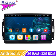 2 Din Android 8.1 Car Media Player GPS Navigation For Jeep Grand Cherokee Patriot Dodge Charger Chrysler 300C Car Stereo Player 2024 - buy cheap