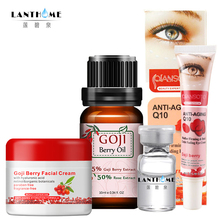 4Pcs/Set Goji Berry Facial/Eyes Cream Goji Oil Hyaluronic Acid Face Anti-agless Whitening Moisturizer Anti Eye Circles Skin Care 2024 - buy cheap