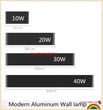 1PCS Modern Aluminum Wall lamp 10W 20W 30W 40W LED Wall Sconce Lamp Lighting Indoor Bedroom Bathroom Mirror Front Lights 2024 - buy cheap