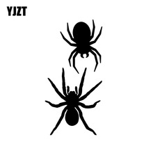 YJZT 7.5*15.1CM Interesting Horror Spider Decor Car Stickers Vinyl Personalized Graphic C12-0969 2024 - buy cheap