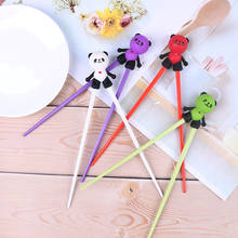 1 Pair Children Baby Training Learning Chopstick Silicone Cartoon Panda Helper Chopsticks Beginner Easy Use palillos chinos 2024 - buy cheap