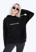 Skuggnas New Arrival Need Money Not Friends Aesthetic Hoodie Tumblr Hoodie Grunge Clothing Long Sleeve Gothic Tops Drop ship 2024 - buy cheap