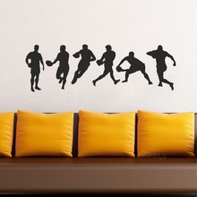 Rugby Action Silhouette Set Wall Stickers Bedroom House Decoration Removable Sport Vinyl Art Decal Mural Boys Kids Room diy Z633 2024 - buy cheap