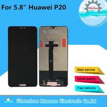 M & Sen-pantalla LCD Original de 5,8 pulgadas para Huawei P20, digitalizador de Pantalla de Panel táctil para Huawei P20, EML-AL00, EML, L29, L22, L09, AL00 2024 - compra barato