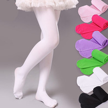 2020 primavera Color caramelo pantimedias para niños medias de baile Ballet para niñas medias de terciopelo Blanco sólido pantimedias medias para niñas 2024 - compra barato