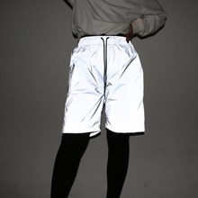 Pantalones cortos reflectantes para hombre, ropa de calle de hip hop, para correr de noche, a la moda, brillantes, gran oferta 2024 - compra barato