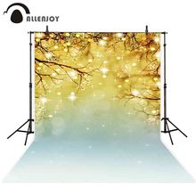 Allenjoy-pano de fundo para fotografia, bokeh, árvore de natal, glitter, acessórios para estúdio fotográfico 2024 - compre barato