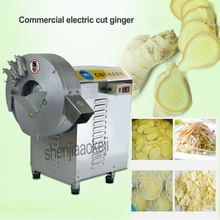 Commercial electric cut ginger machine Stainless steel ginger crusher Fruit vegetable cutting machine 220v 1100w 1pc 2024 - buy cheap